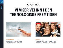 Tablet Screenshot of capraconsulting.no